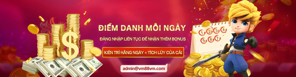 vm88w tri ân quà cực cao cho hội viên đăng nhập mỗi ngày